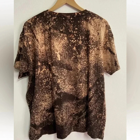 Women’s XL Racing Turbo Engine Car Motor Boosted Cropped T-shirt Bleached Grunge - Picture 9 of 11